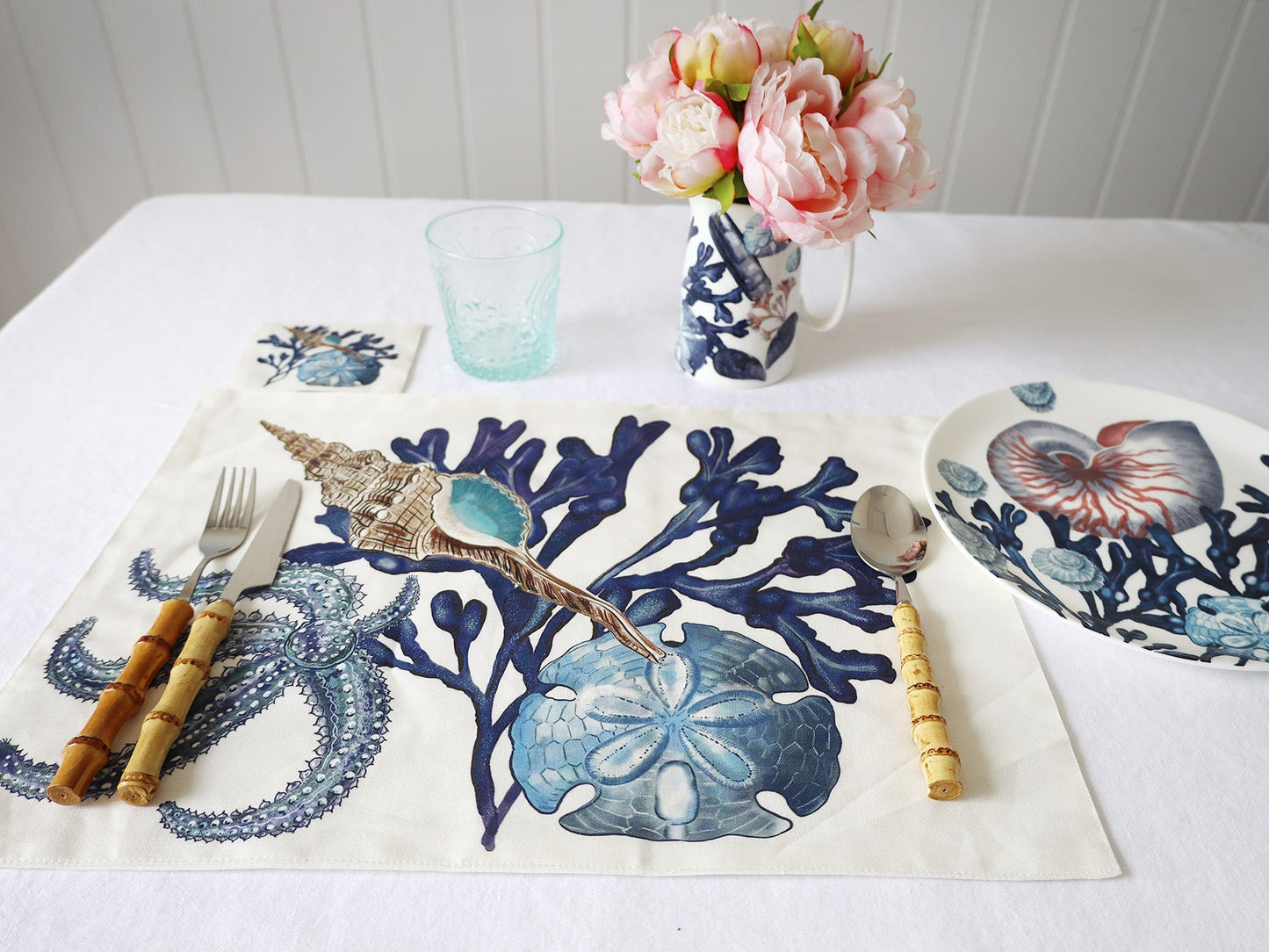 Beachcomber Fabric Placemat Set