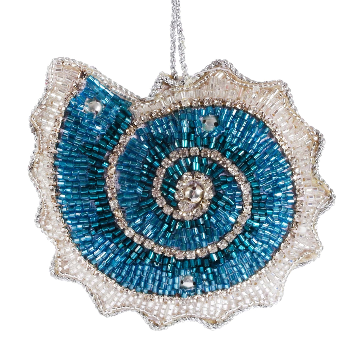 Beaded Ammonite Hanging Decoration