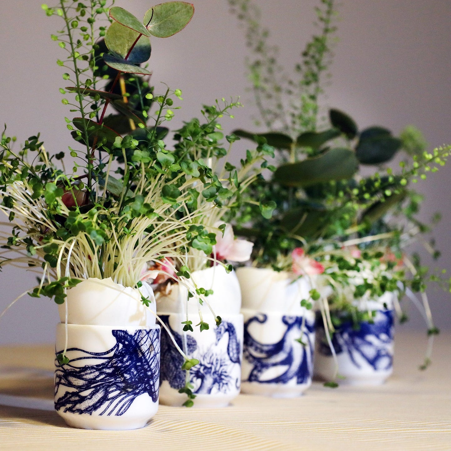 Bone China Jellyfish Egg Cup