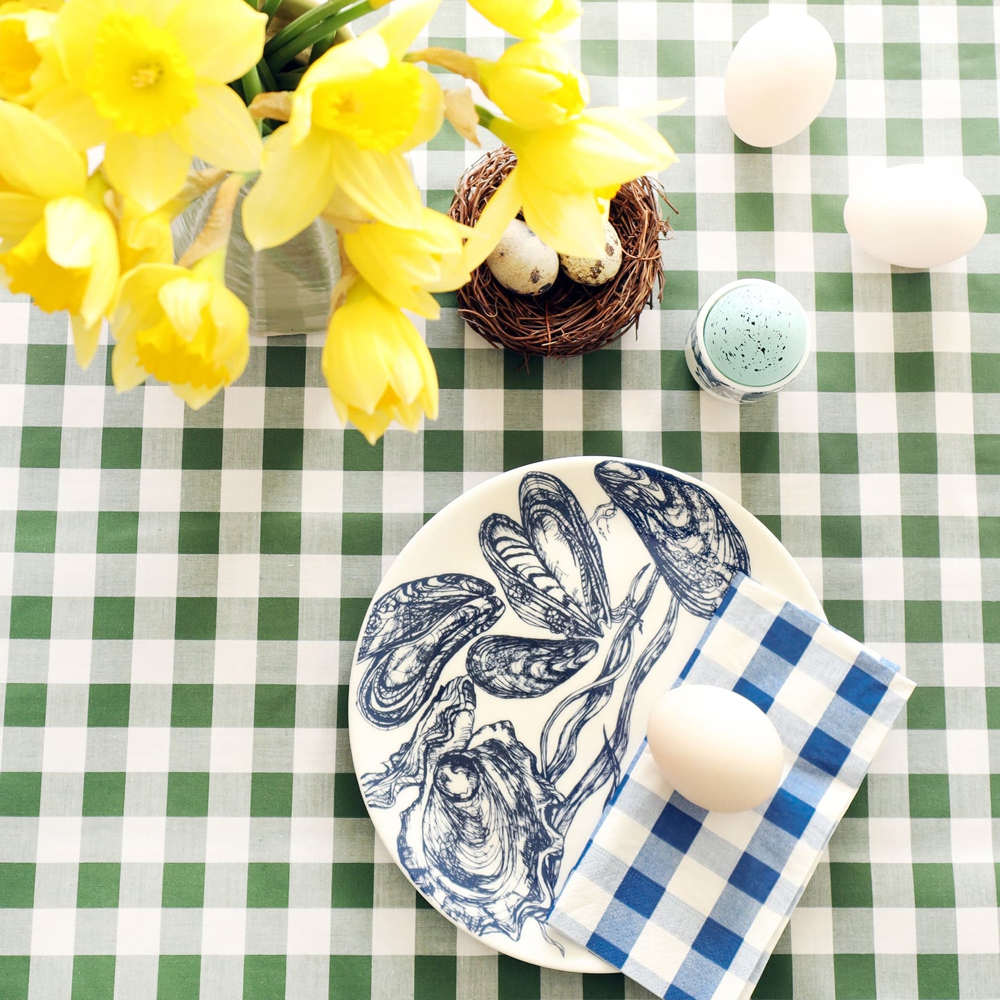 Bone China Mussel & Oyster Dinner Plate