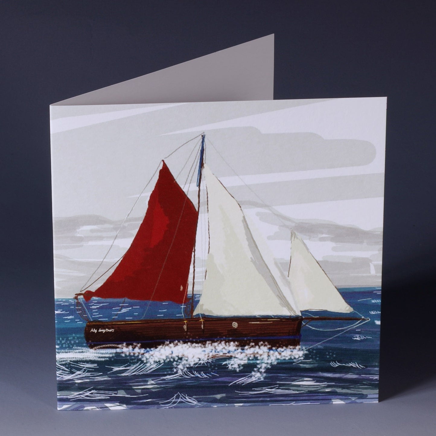 Crabber Greetings Card