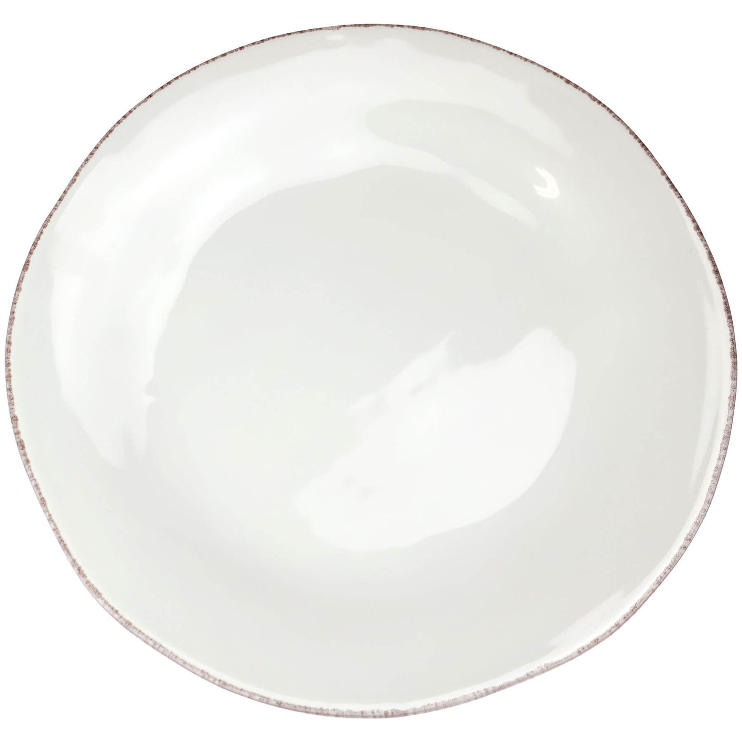 Cream Ceramic Serving Plate