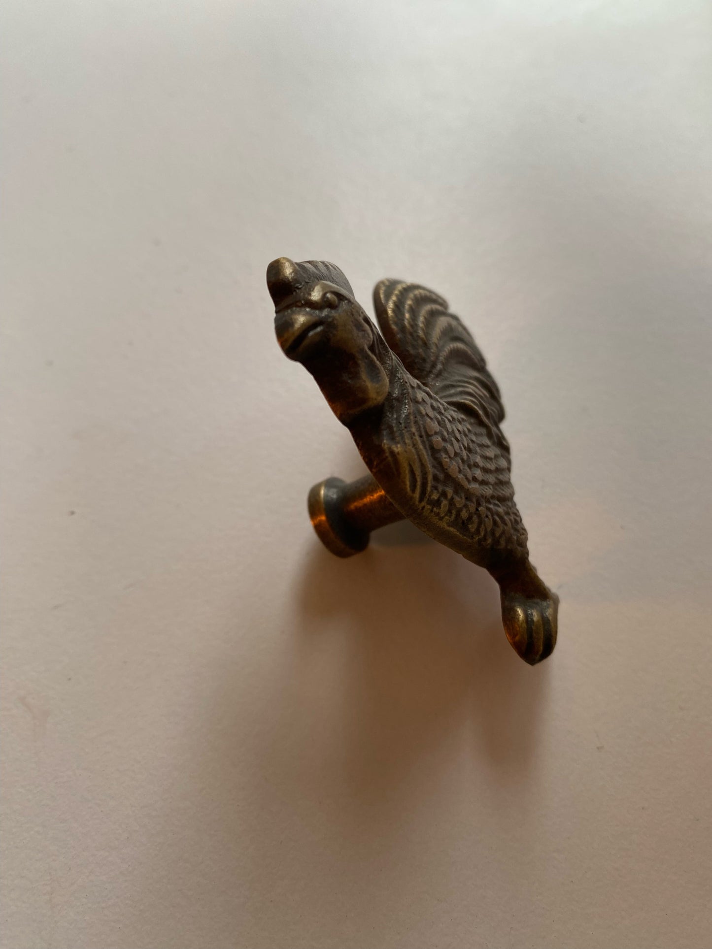 Brass Chicken Decorative Handle