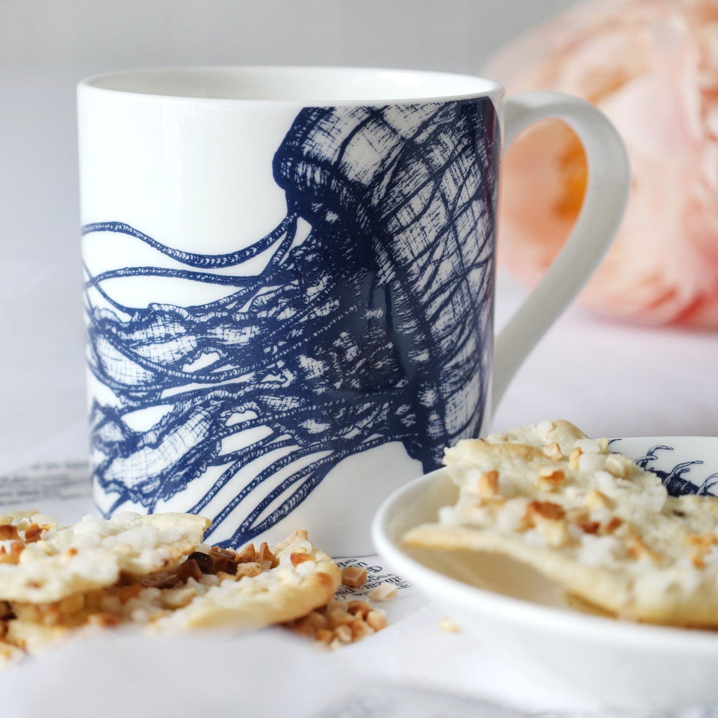 Bone China Jellyfish Mug