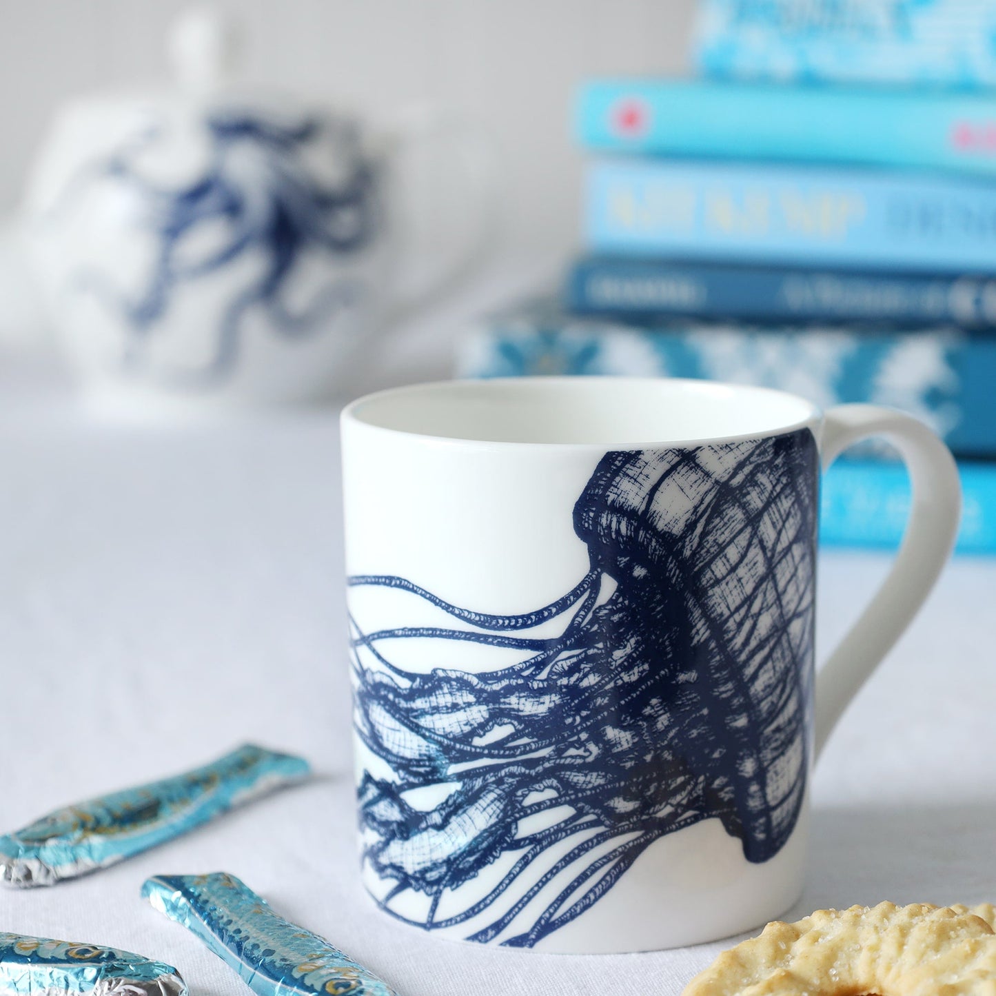 Bone China Jellyfish Mug