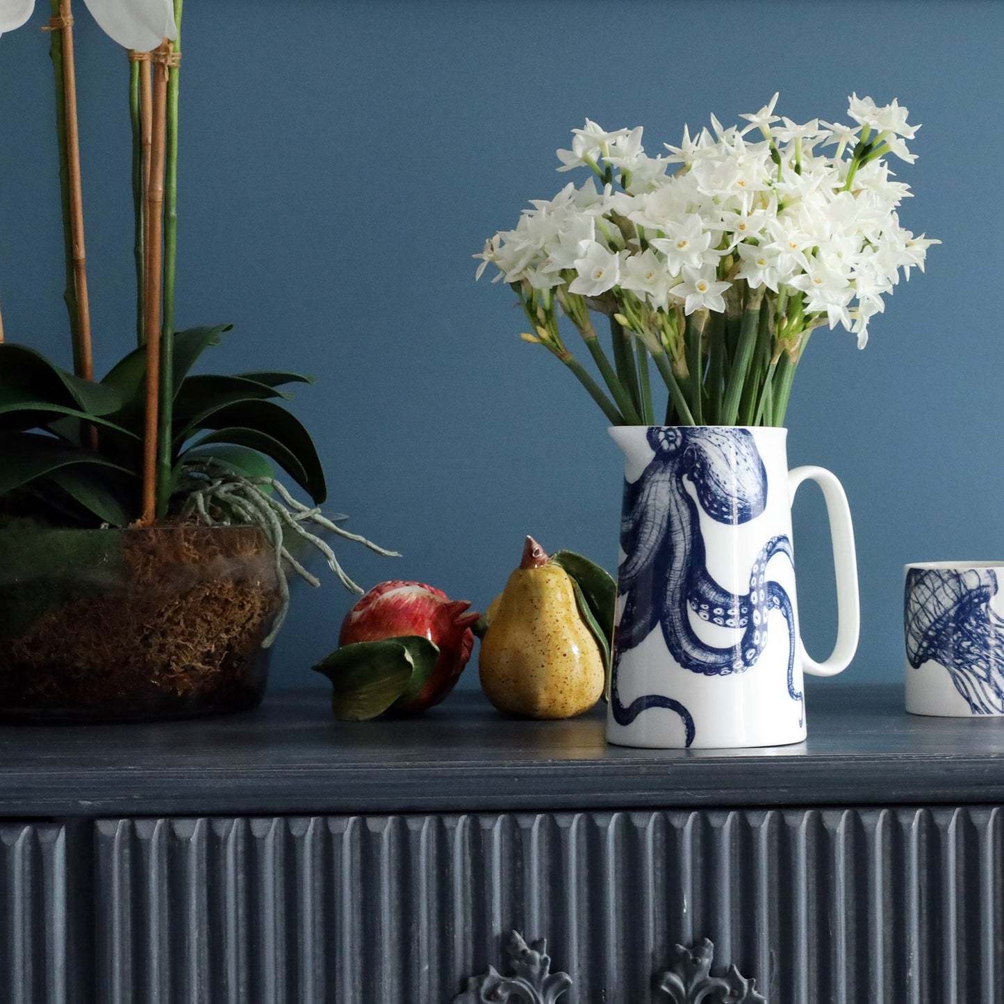 Bone China Octopus Jugs