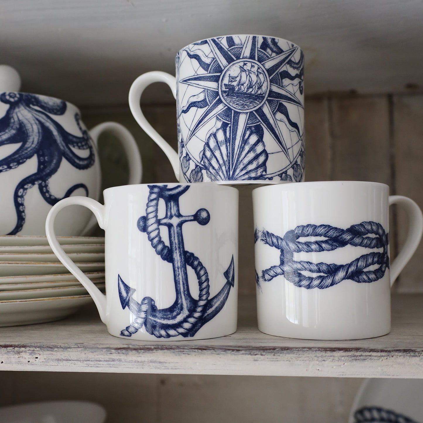 Bone China Reef Knot Mug