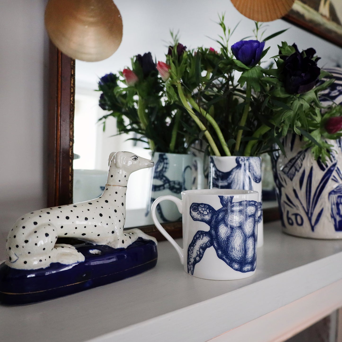 Bone China Turtle Mug