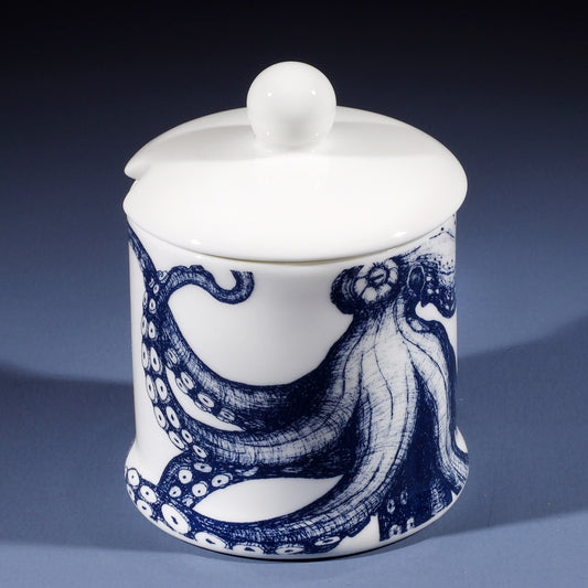 Bone China Octopus Jam Pot