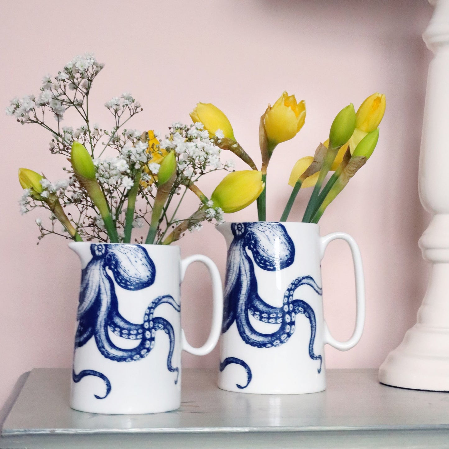 Bone China Octopus Jugs