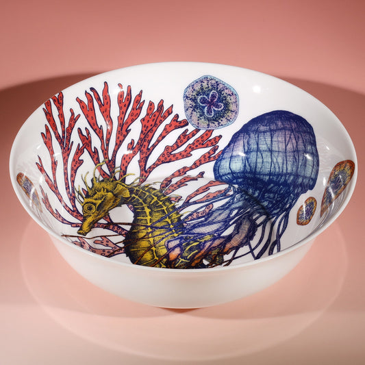 Bone China Reef Serving Bowl