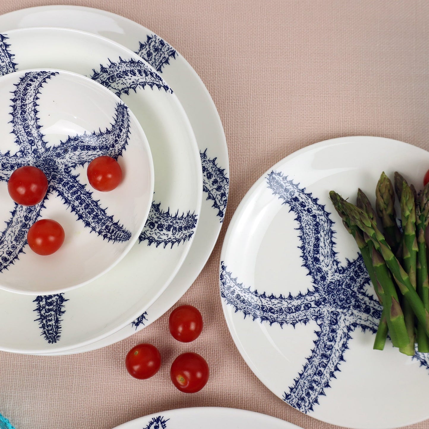 Bone China Starfish Bowl