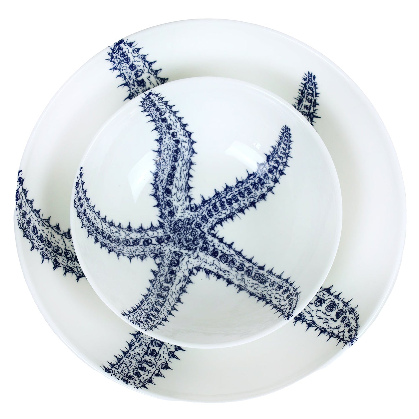 Bone China Starfish Bowl