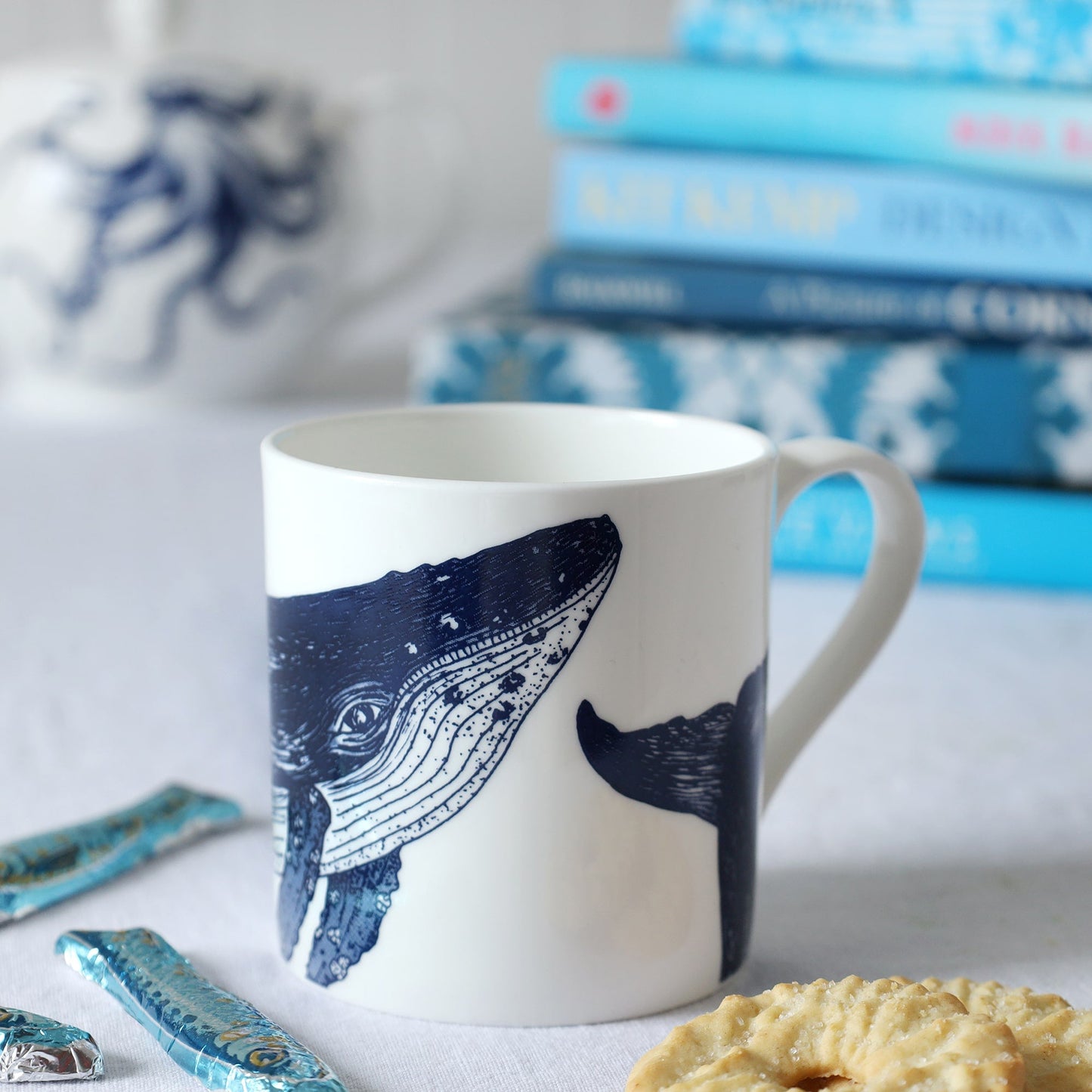 Bone China Whale Mug