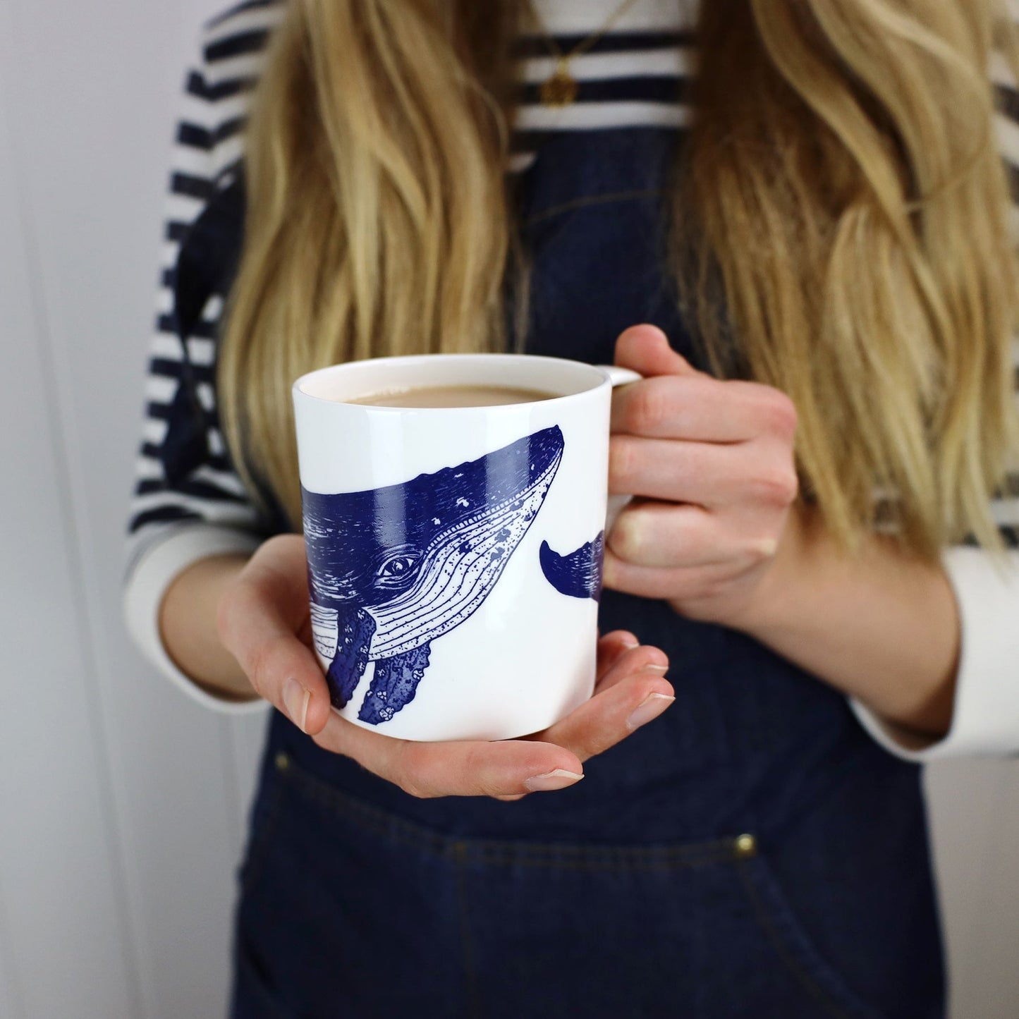 Bone China Whale Mug